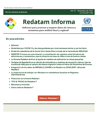 REDATAM Informa, diciembre 2021