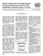 Carta Circular de la Red de Cooperación en la Gestión Integral de Recursos Hídricos para el Desarrollo Sustentable en América Latina y el Caribe N° 49