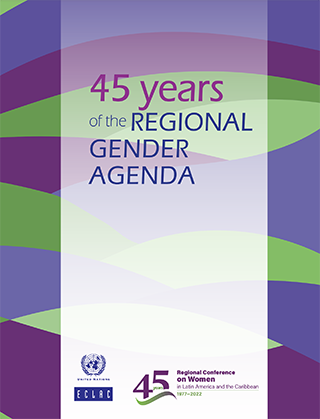 Document Cover - 45 years of the Regional Gender Agenda