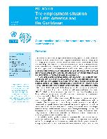 The employment situation in Latin America and the Caribbean: Countercyclical policies for a sustained recovery in employment