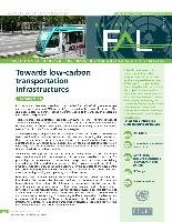 Towards low-carbon transportation infrastructures
