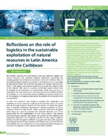 Reflections on the role of logistics in the sustainable exploitation of natural resources in Latin America and the Caribbean