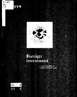 Foreign Investment in Latin America and the Caribbean 1999