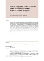 Industrial growth and consumer goods inflation in Mexico: an econometric analysis