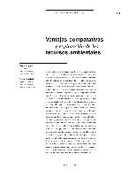 Ventajas comparativas y explotación de los recursos ambientales