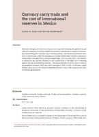 Currency carry trade and the cost of international reserves in Mexico
