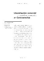 Liberalización comercial y crecimiento económico en Centroamérica