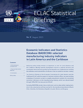 Economic Indicators and Statistics Database (BADECON): selected manufacturing industry indicators in Latin America and the Caribbean