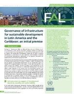 Governance of infrastructure for sustainable development in Latin America and the Caribbean: An initial premise