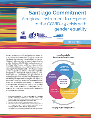 Santiago Commitment: A regional instrument to respond to the COVID-19 crisis with gender equality