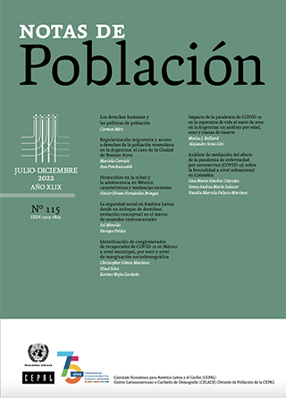 Notas de Población Vol. 49 N° 115