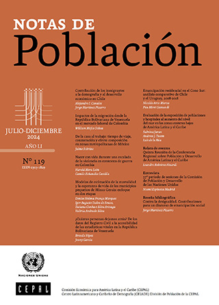 Notas de Población Vol. 51 N° 119