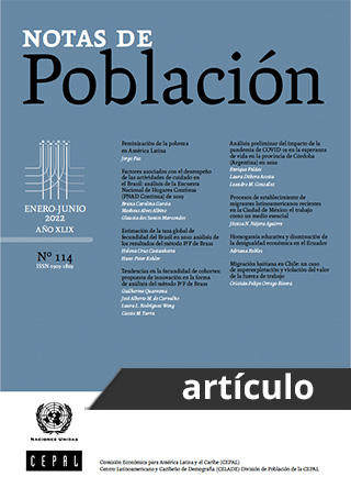 Procesos de establecimiento de migrantes latinoamericanos recientes en la Ciudad de México: el trabajo como un medio esencial