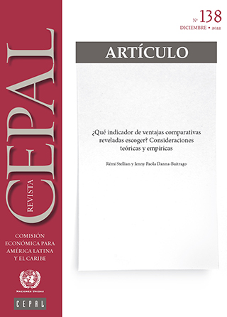 ¿Qué indicador de ventajas comparativas reveladas escoger? Consideraciones teóricas y empíricas