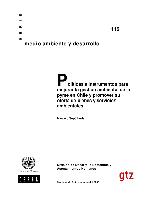 Políticas e instrumentos para mejorar la gestión ambiental de la PYME en Chile y promover su oferta de bienes y servicios ambientales