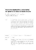 Precios de adjudicación y componentes del spread en la Bolsa de Valores de Lima