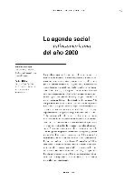 La agenda social latinoamericana del año 2000