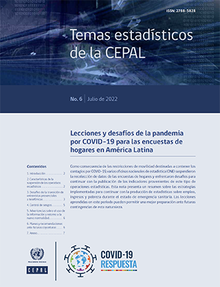 Lecciones y desafíos de la pandemia por COVID-19 para las encuestas de hogares en América Latina