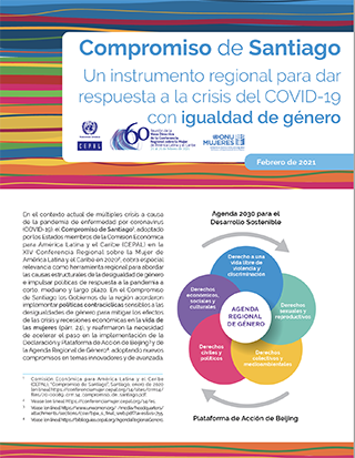Compromiso de Santiago: un instrumento regional para dar respuesta a la crisis del COVID-19 con igualdad de género