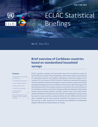 Brief overview of Caribbean countries based on standardized household surveys