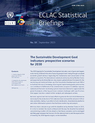 The Sustainable Development Goal indicators: prospective scenarios for 2030