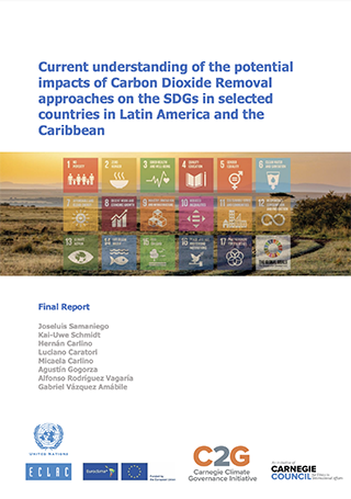 Current understanding of the potential impacts of Carbon Dioxide Removal approaches on the SDGs in selected countries in Latin America and the Caribbean. Final Report