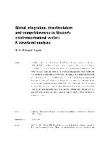 Global integration, disarticulation and competitiveness in Mexico’s electromechanical sector: A structural analysis