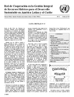 Carta Circular de la Red de Cooperación en la Gestión Integral de Recursos Hídricos para el Desarrollo Sustentable en América Latina y el Caribe N° 47