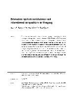 Education system institutions and educational inequalities in Uruguay
