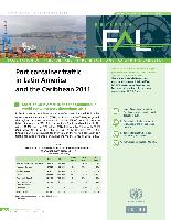 Port container traffic in Latin America and the Caribbean 2011