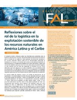 Reflections on the role of logistics in the sustainable exploitation of natural resources in Latin America and the Caribbean