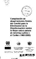 Compilación de observaciones finales del Comité para la Eliminación de la Discriminación contra la Mujer sobre países de América Latina y el Caribe (1982-2005)