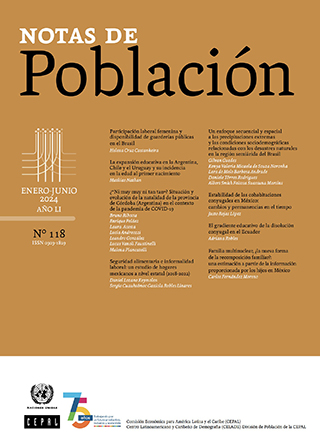 Notas de Población Vol. 51 N° 118