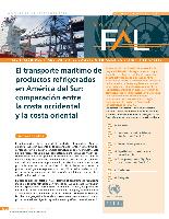 El transporte marítimo de productos refrigerados en América del Sur: comparación entre la costa occidental y la costa oriental