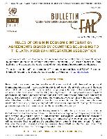 Rules of origin in economic integration agreements signed by countries belonging to the Latin American Integration Association