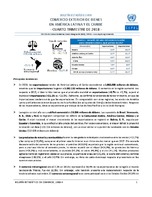 Boletín estadístico de comercio exterior de bienes en América Latina y el Caribe. Cuarto trimestre 2018 (Nro. 34)
