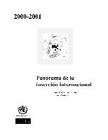Panorama de la Inserción Internacional de América Latina y el Caribe 2000-2001