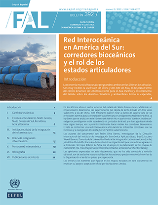 A South American interoceanic network: Bioceanic corridors and the role of connecting states