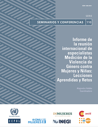 Informe de la reunión internacional de especialistas Medición de la Violencia de Género contra Mujeres y Niñas: Lecciones Aprendidas y Retos