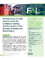 Performance of Latin America and the Caribbean during the first years of the Decade of Action for Road Safety