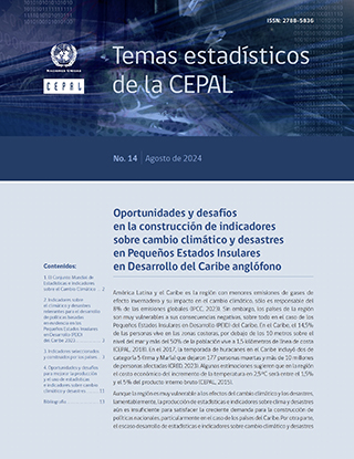 Oportunidades y desafíos en la construcción de indicadores sobre cambio climático y desastres en Pequeños Estados Insulares en Desarrollo del Caribe anglófono