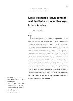 Local economic development and territorial competitiveness in Latin America