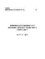 Reformas económicas y distribución del ingreso en Costa Rica