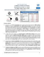Boletín estadístico de comercio exterior de bienes en América Latina y el Caribe. Segundo Trimestre 2020 (Nro. 40)