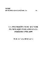 La inversión en el sector petrolero peruano en el período 1993-2000