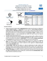 Boletín estadístico de comercio exterior de bienes en América Latina y el Caribe. Primer trimestre de 2018 (Nro. 31)