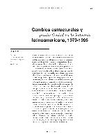 Cambios estructurales y productividad en la industria latinoamericana, 1970-1996