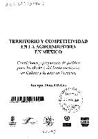 Territorio y competitividad en la agroindustria en México: condiciones y propuestas de política para los clusters del limón mexicano en Colima y la piña en Veracruz