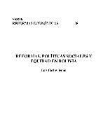 Reformas, políticas sociales y equidad en Bolivia