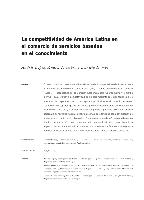 La competitividad de América Latina en el comercio de servicios basados en el conocimiento